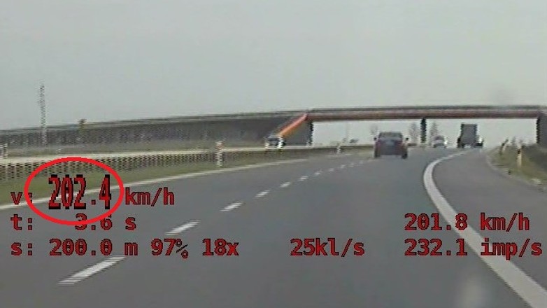 33-latek za jazdę z nadmierną prędkością dostał gargantuiczny mandat