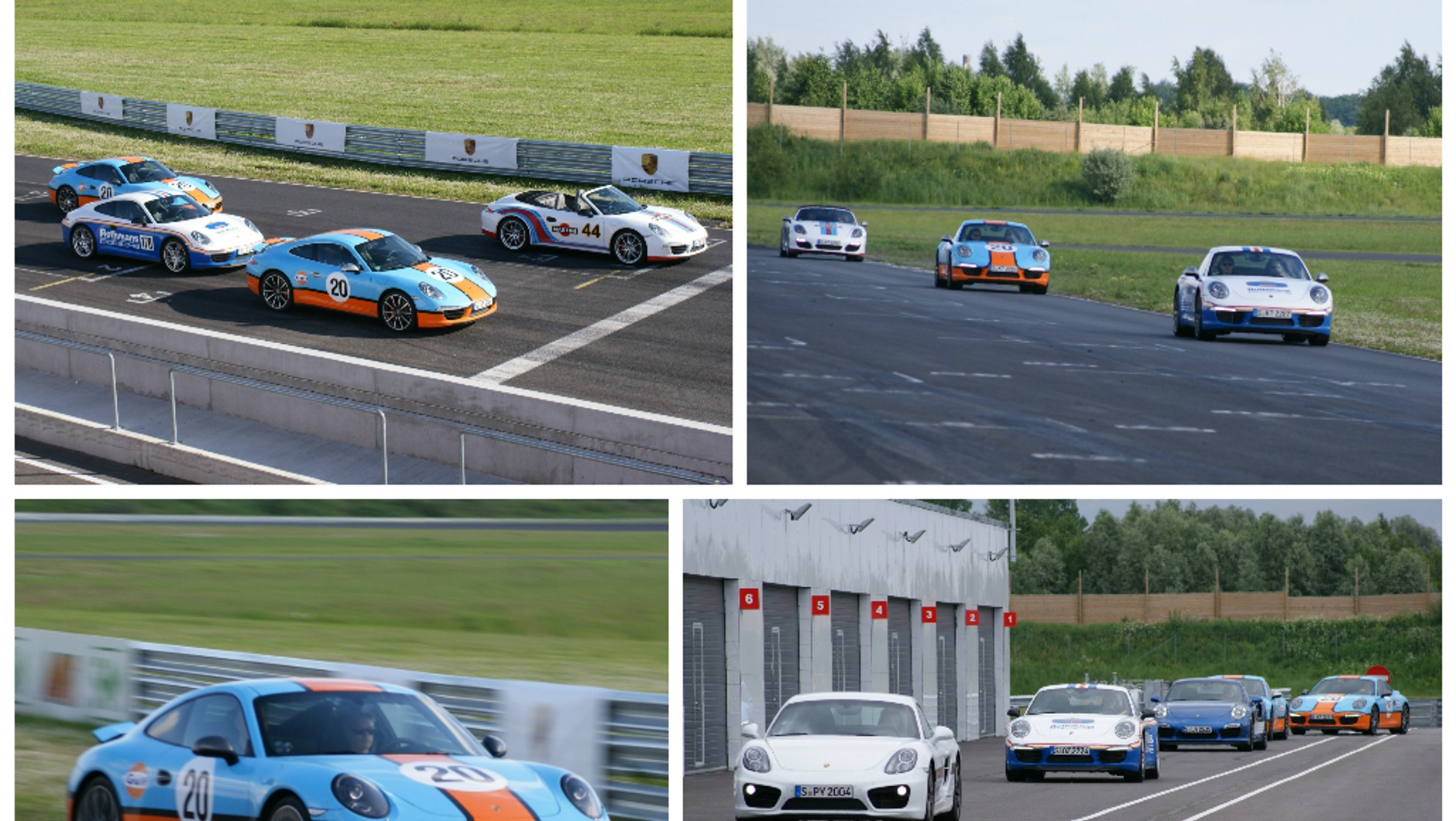 Porsche na torze Audru