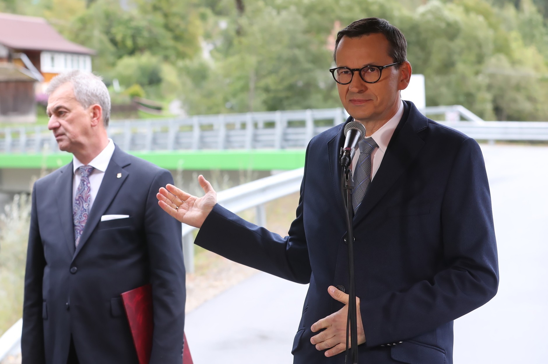 Szczawa, wizyta premiera Mateusza Morawieckiego