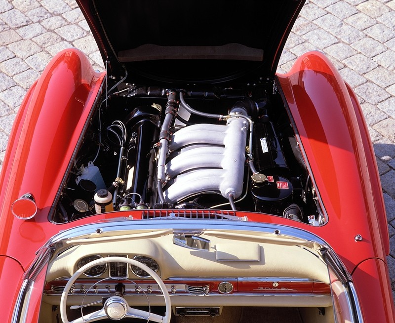 Mercedes 300SL na zdjęciach
