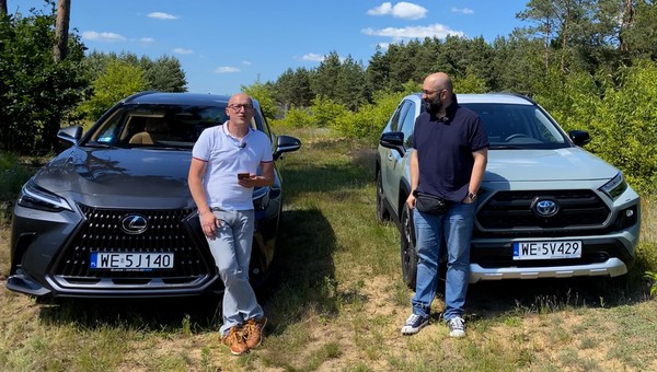 Lexus NX 450h kontra Toyota RAV-4 - czy warto dopłacić kilkadziesiąt tysięcy do marki premium?