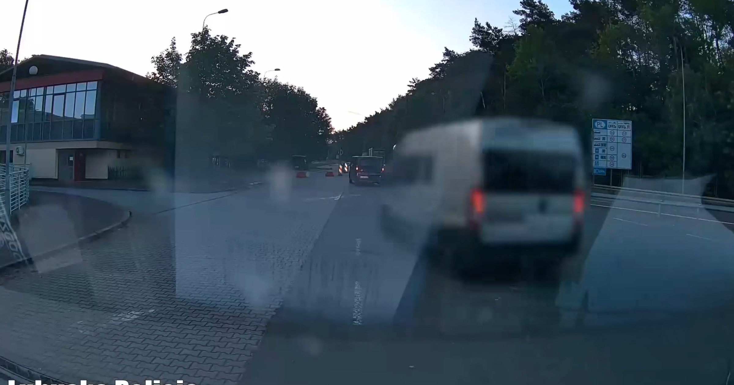Policyjny pościg za kierowcą kampera
