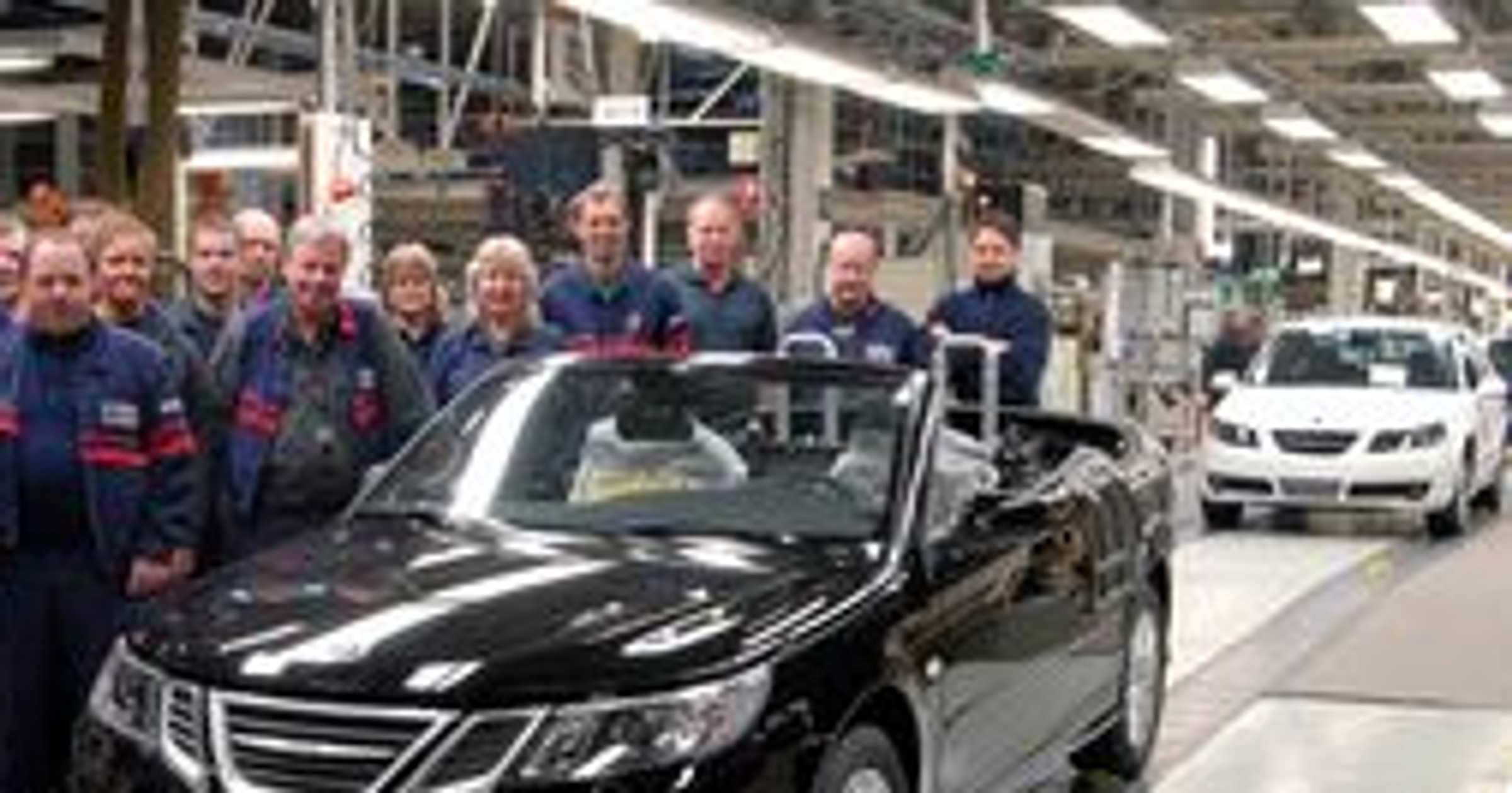 Saab: pierwszy kabriolet 9-3 z Trollhättan