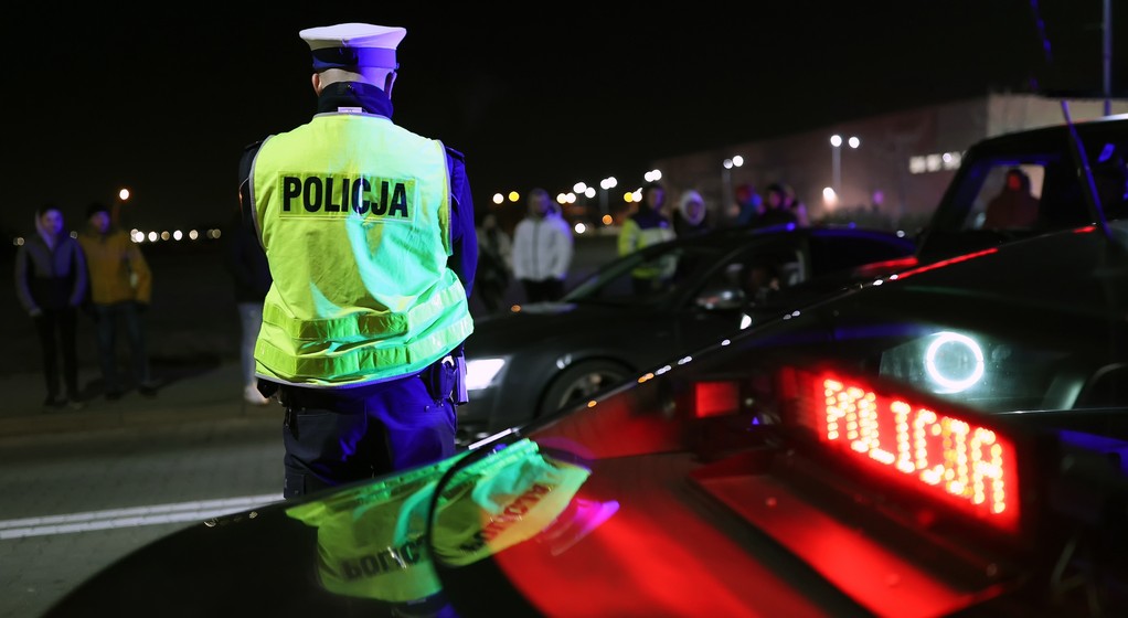 Kamizelka odblaskowa, policja