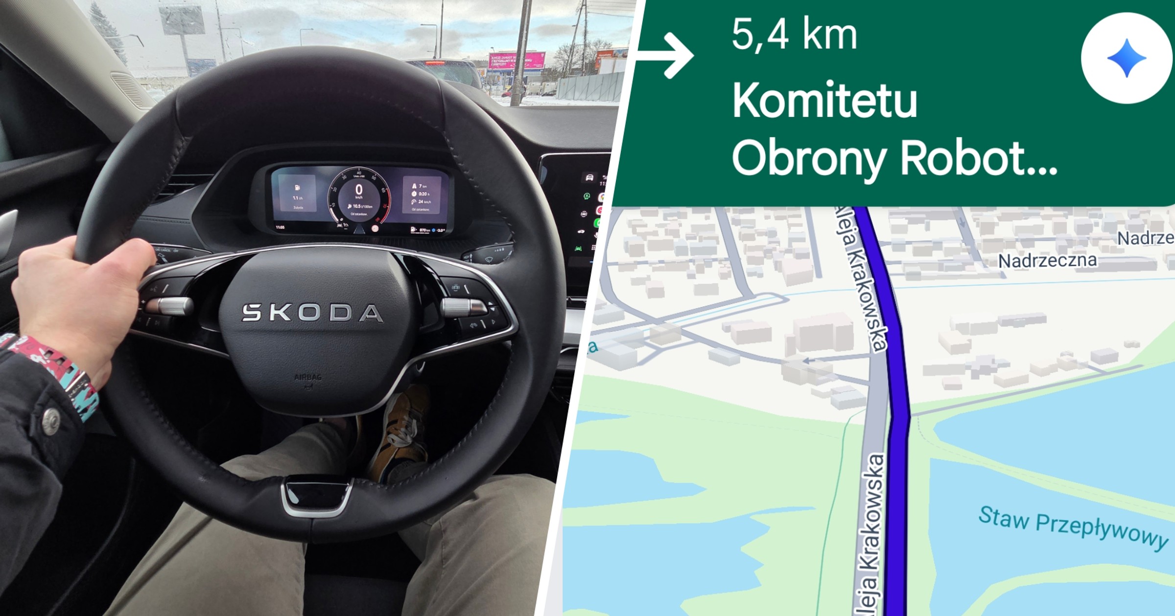 Gemini w Google Maps