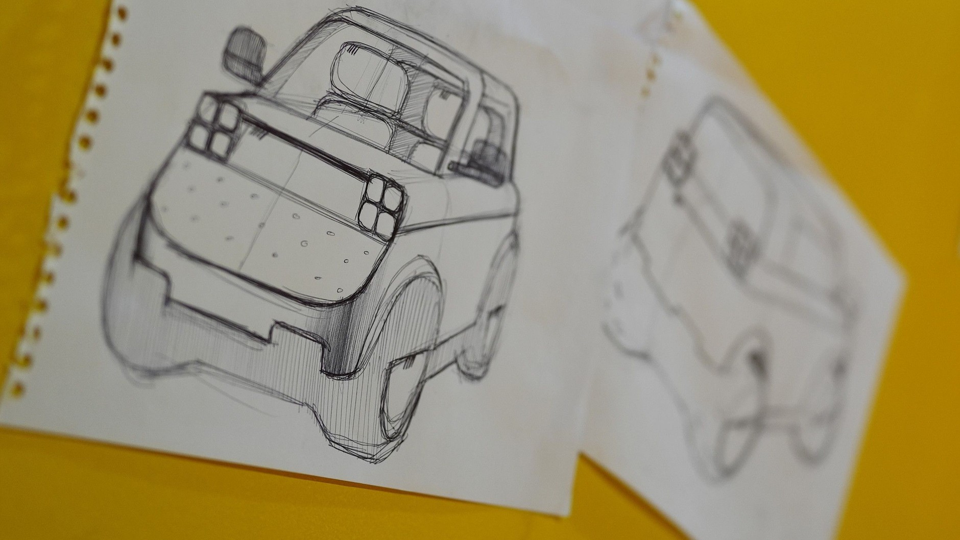 Projekt małego auta autorstwa Luca Di Tonto i Alessio Vasta, zwycięzców konkursu Fiata