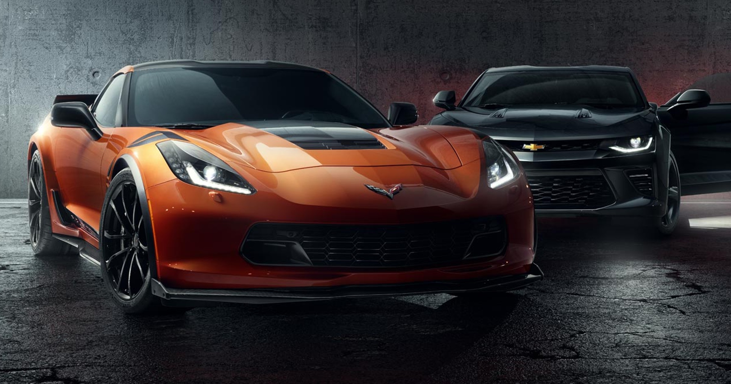 Corvette i Camaro