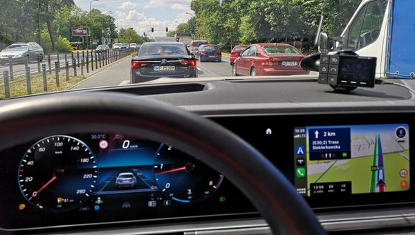 Korek na drodze wlotowej do Warszawy