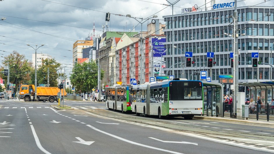 Ruch drogowy w Szczecinie