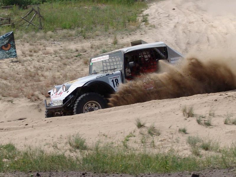 Polskie Safari 2007: w upale i piasku (fotogaleria)