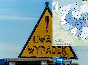 Policja pokazała wakacyjną mapę wypadków ze skutkiem śmiertelnym. Wiele czarnych punktów