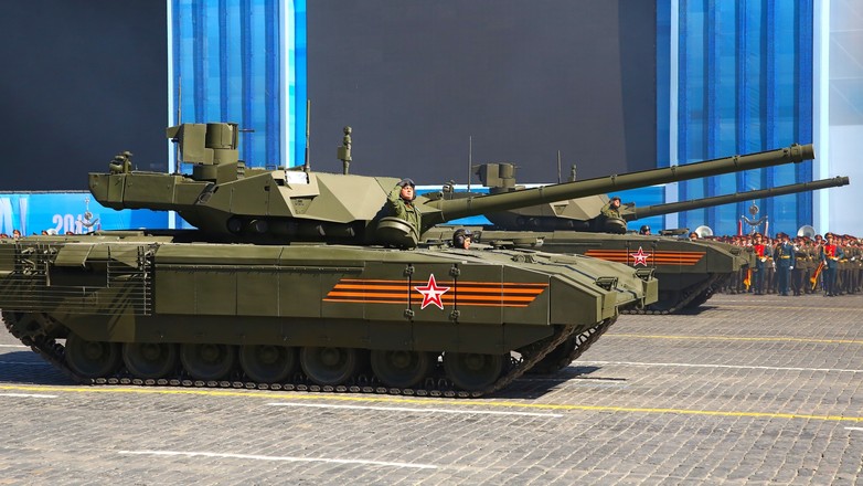 Czołg T-14 Armata z rosyjskich zakładów Uralwagonzawod