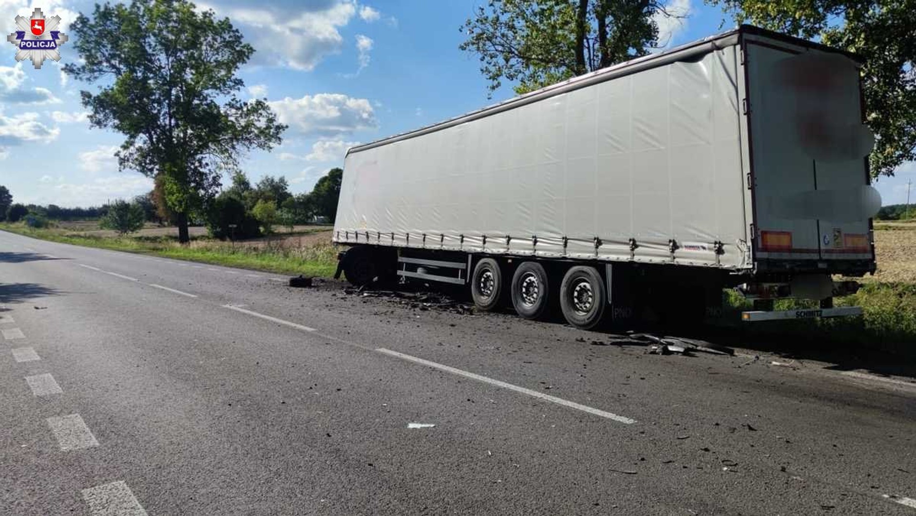 Tragedia na DK-12. Matka zginęła, syn został ranny