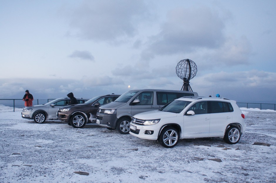 Volkswageny z napędem 4motion zdobywają Nordkapp