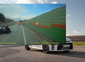 Toyota GR Yaris zniszczona na trasie S8. Auto rozbite w drobny mak [Nagranie]