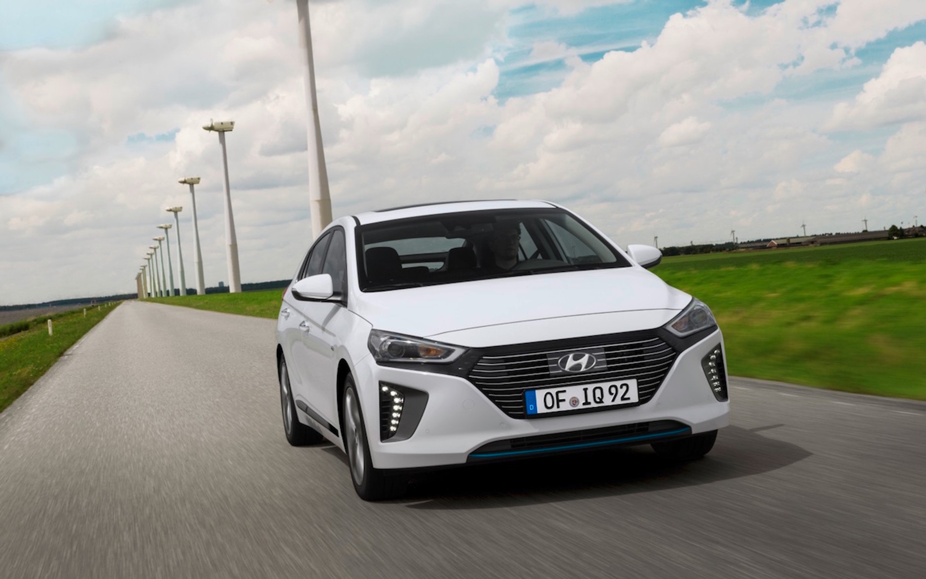Zielony samochód - Hyundai Ioniq