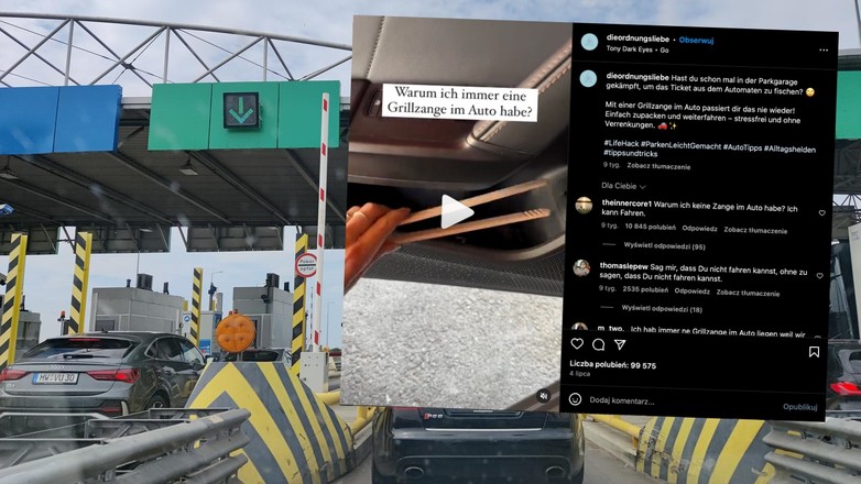 Szczypce do grilla mogą okazać się pomocne np. przy bramkach autostradowych