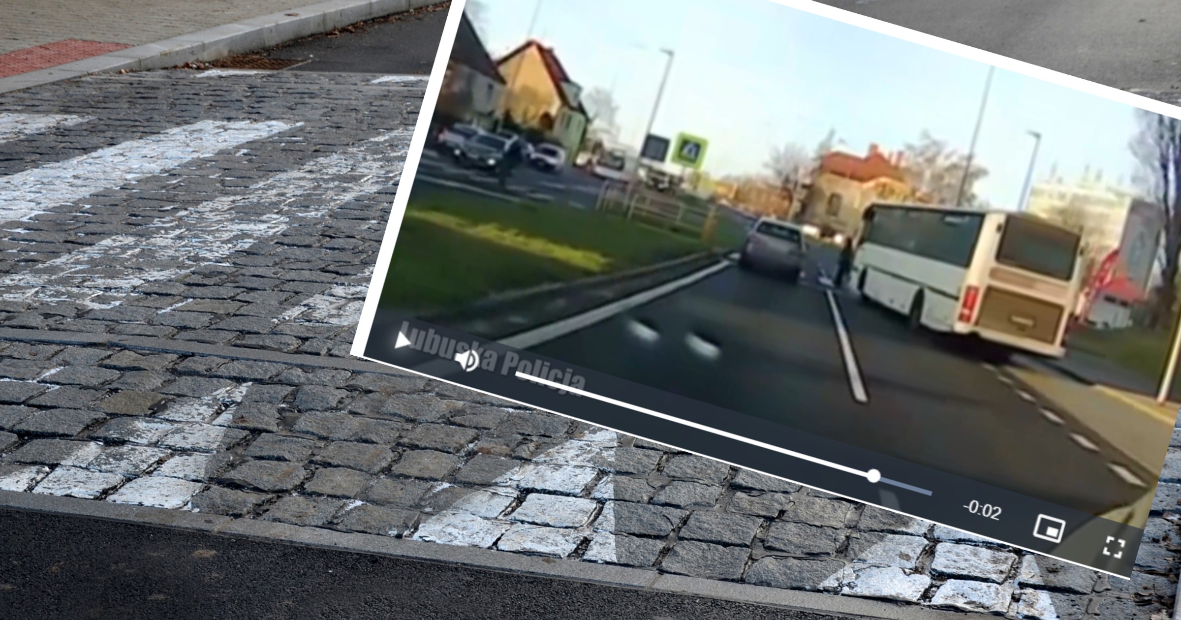 Niebezpieczny manewr na przejściu dla pieszych (zdjęcie ilustracyjne, policja.pl)