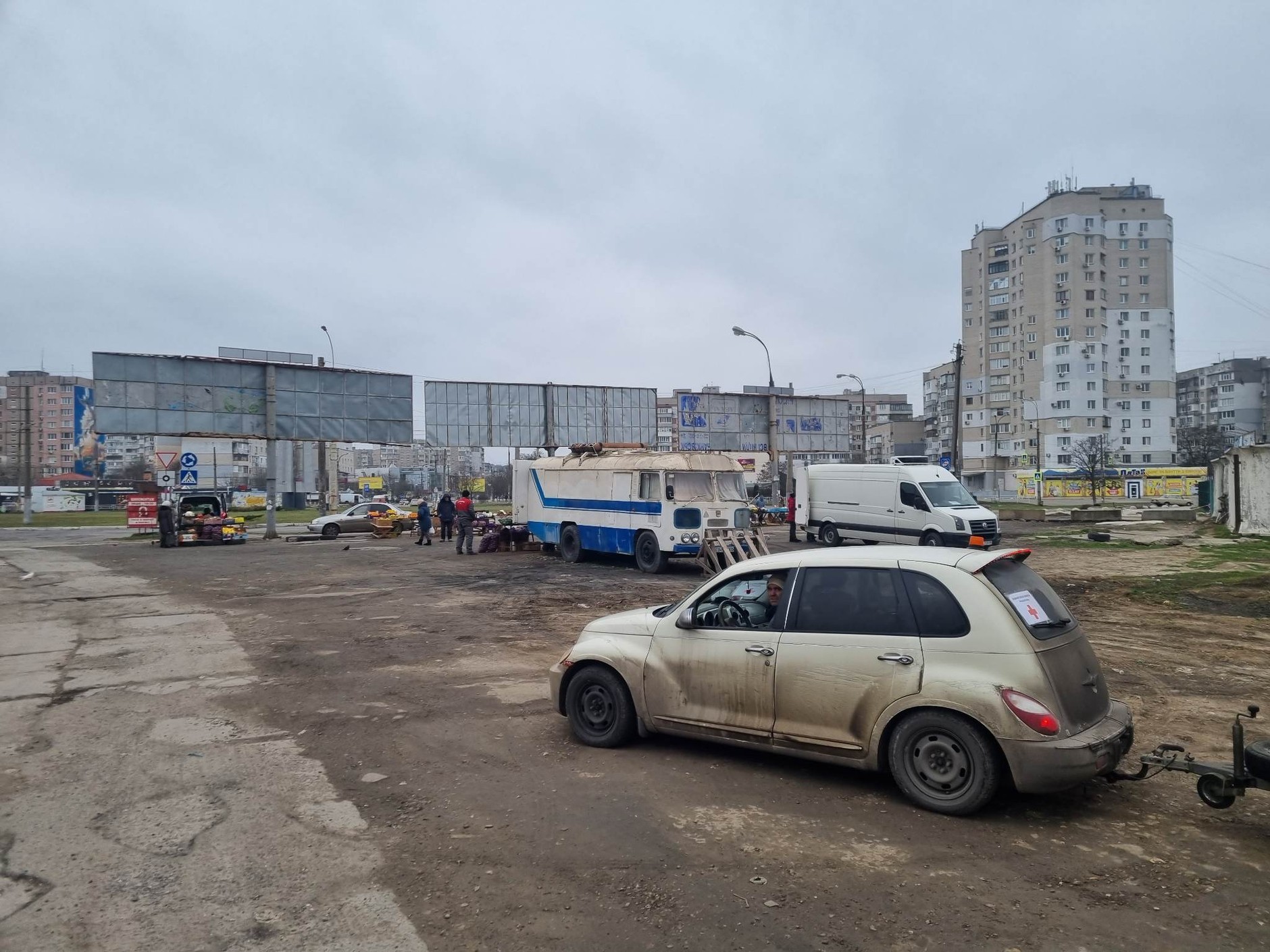 Natalia pojechała na misję humanitarną do Chersonia