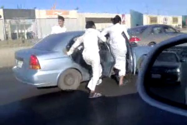 Lodowisko na autostradzie