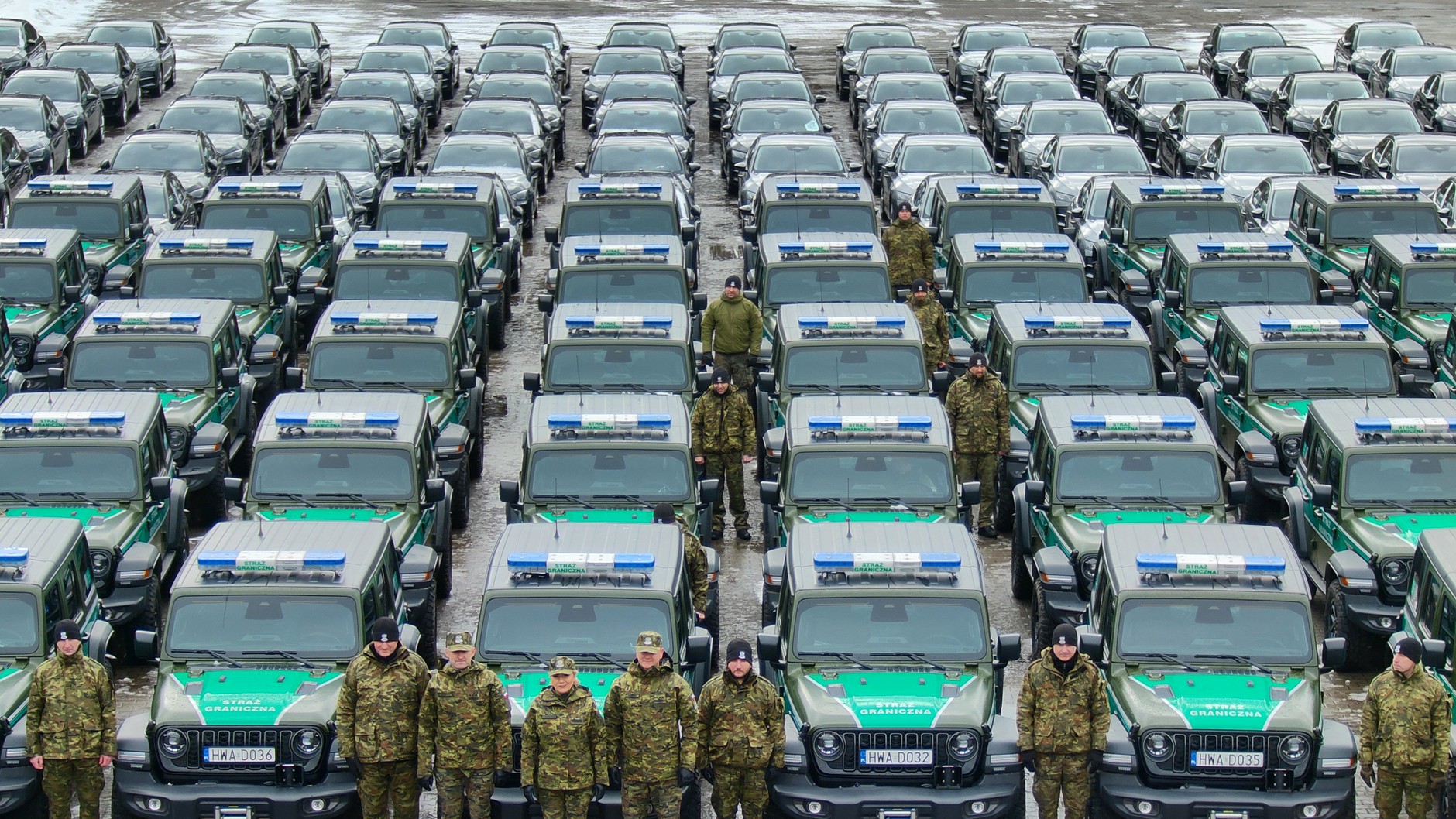 Nowe samochody Straży Granicznej