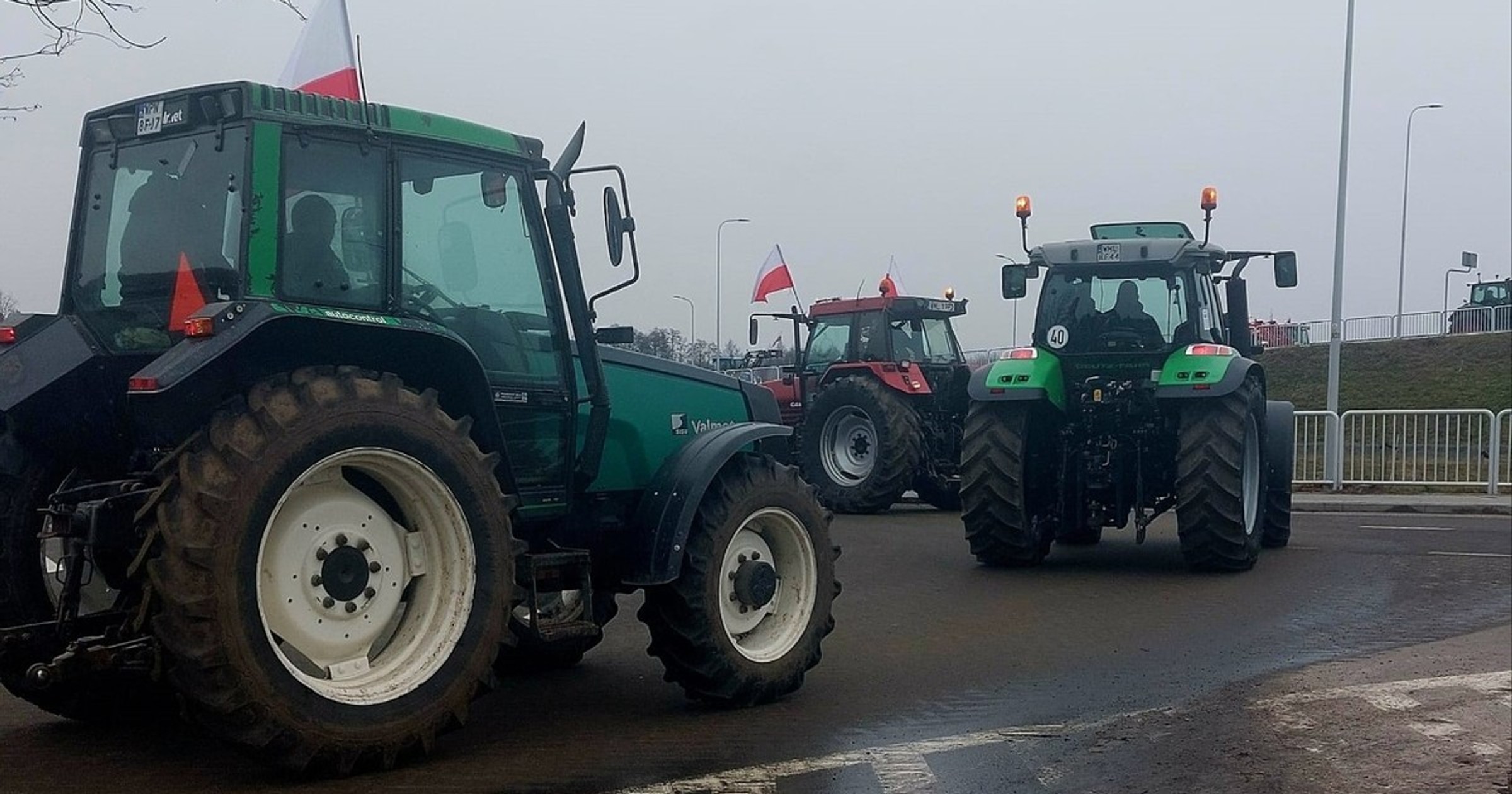 Protesty rolników. Drogi w powiecie ciechanowskim są zablokowane