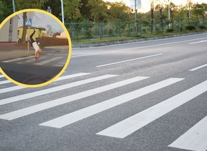 Pieszy zadziwił policjantów. "To nagranie to absolutnie wisienka na torcie"