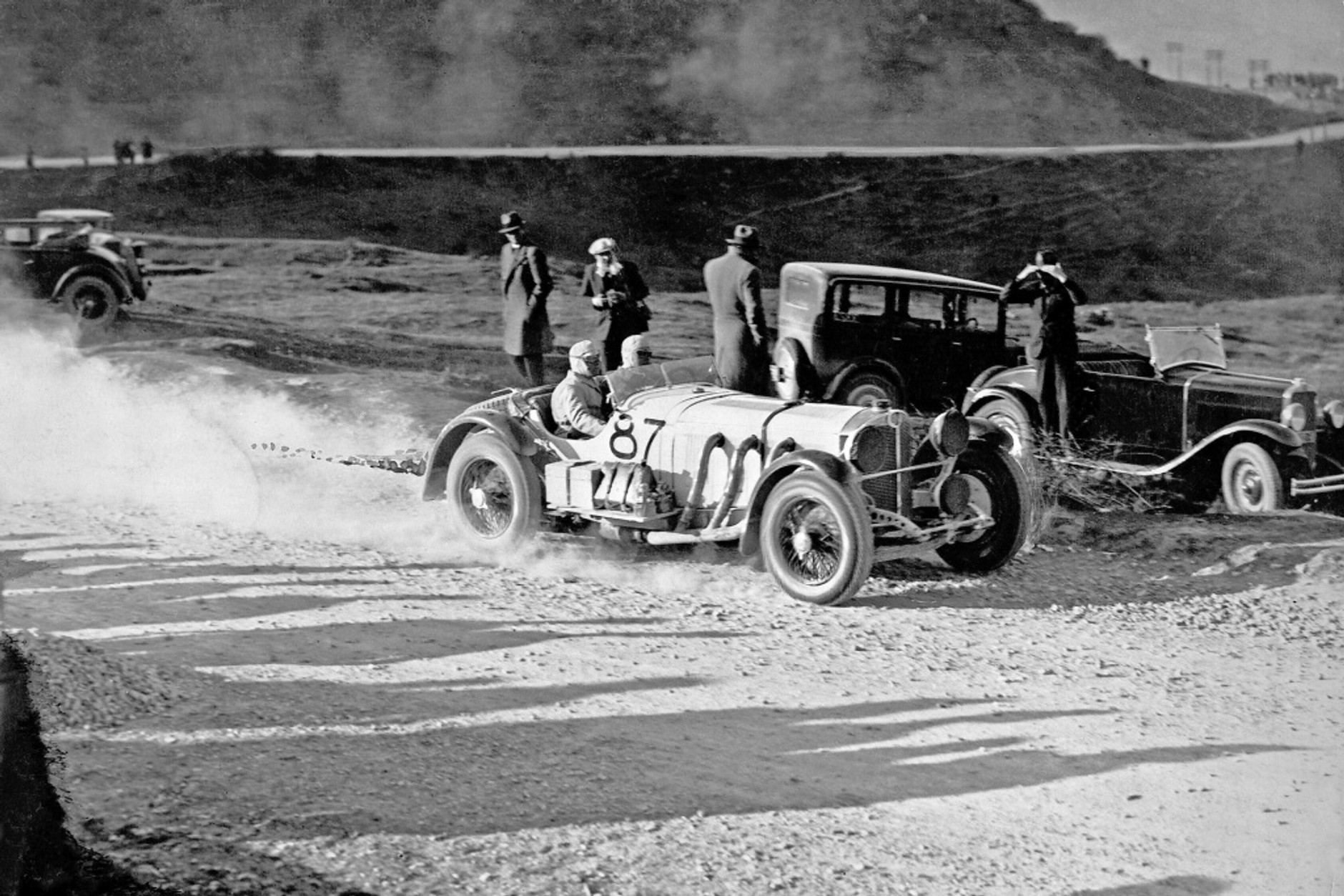 Caracciola i Mille Miglia 1931