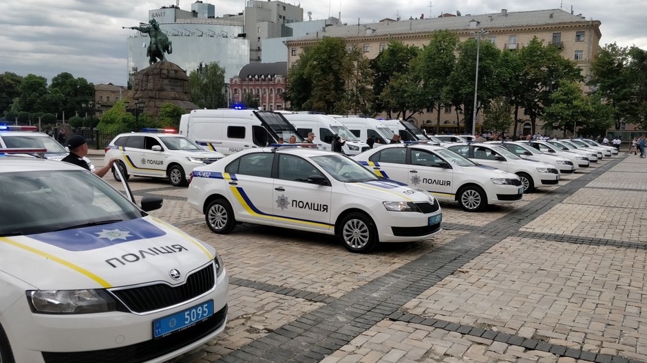 Radiowozy Skoda - Ukraina