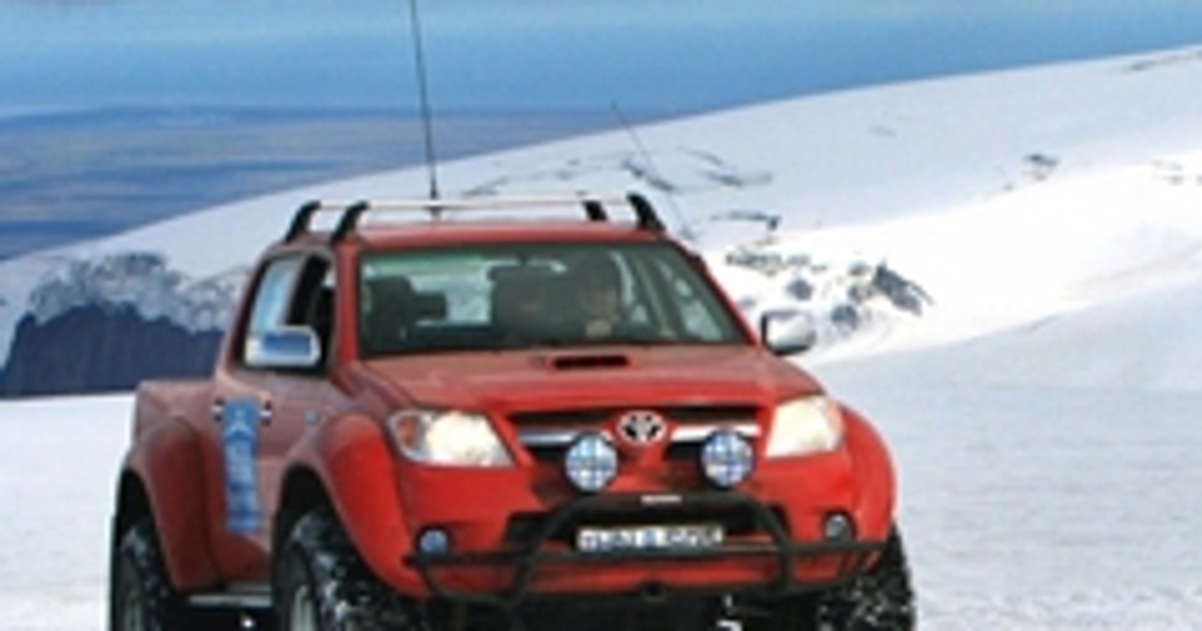 Toyota dowiezie cię na lodowiec