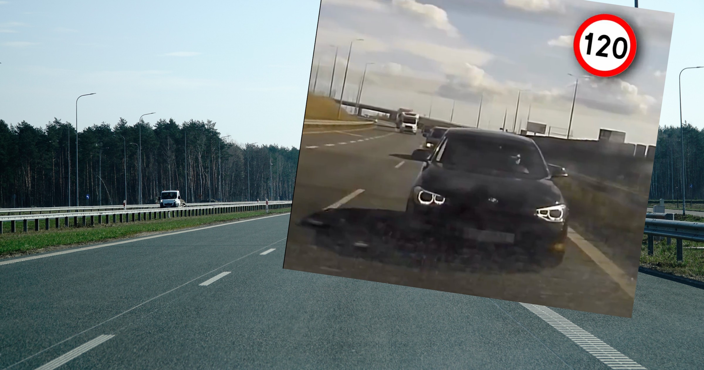 Wyprzedzanie na drodze ekspresowej