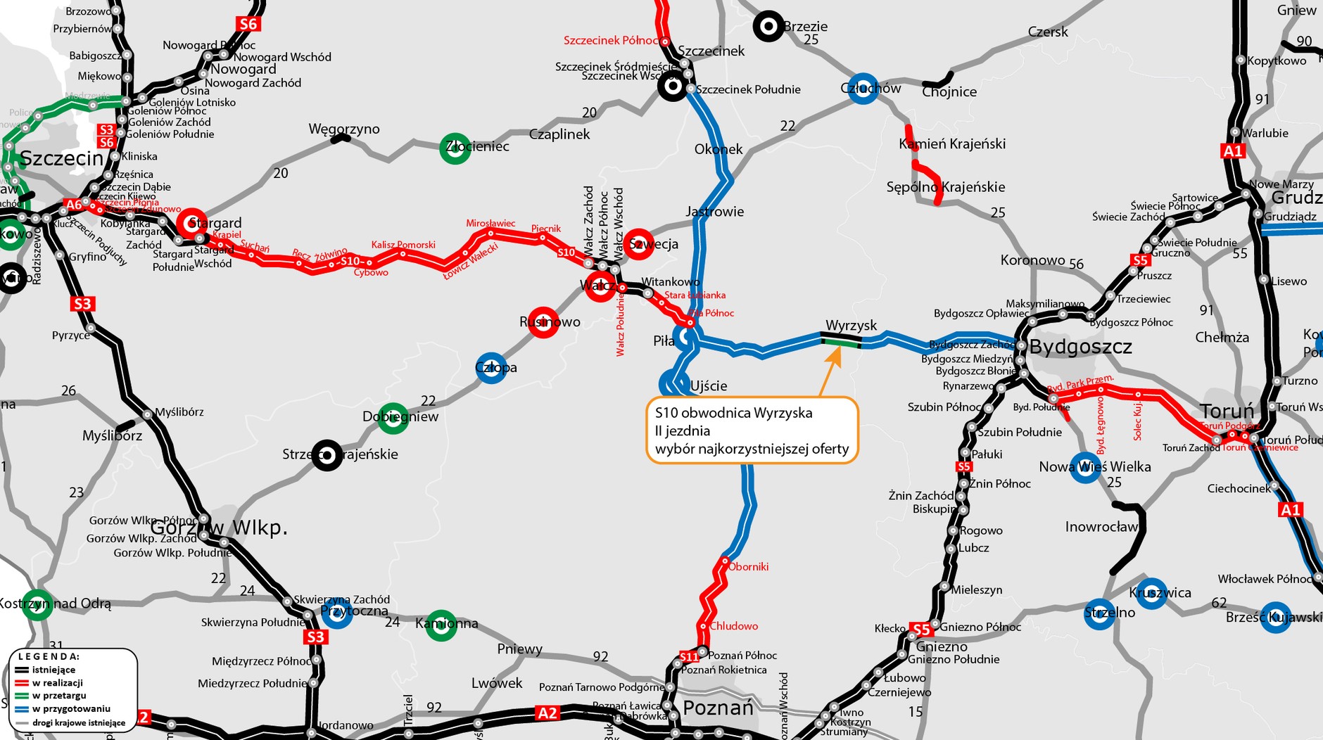 Droga S10 obwodnica Wyrzyska