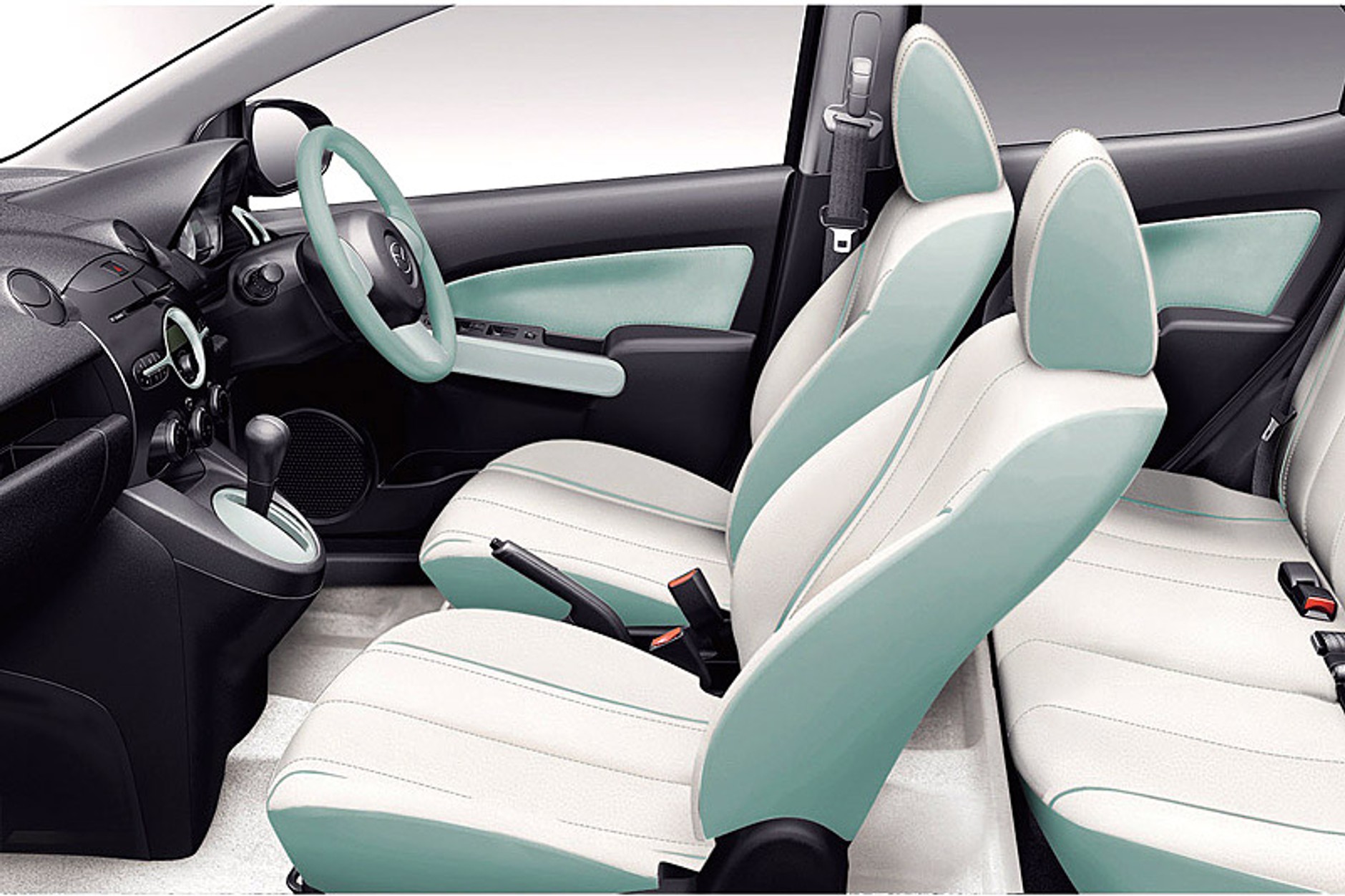 Mazda 2 Red, Green &amp; Blue – barwne trojaczki z Japonii