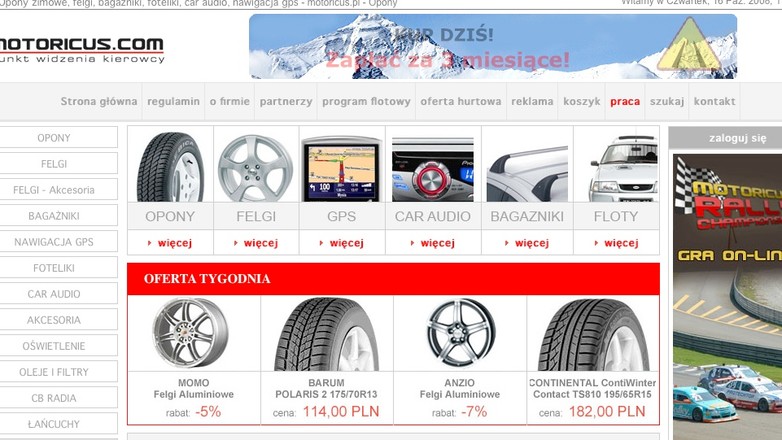 Zakup opon - Warto szukać niższych cen