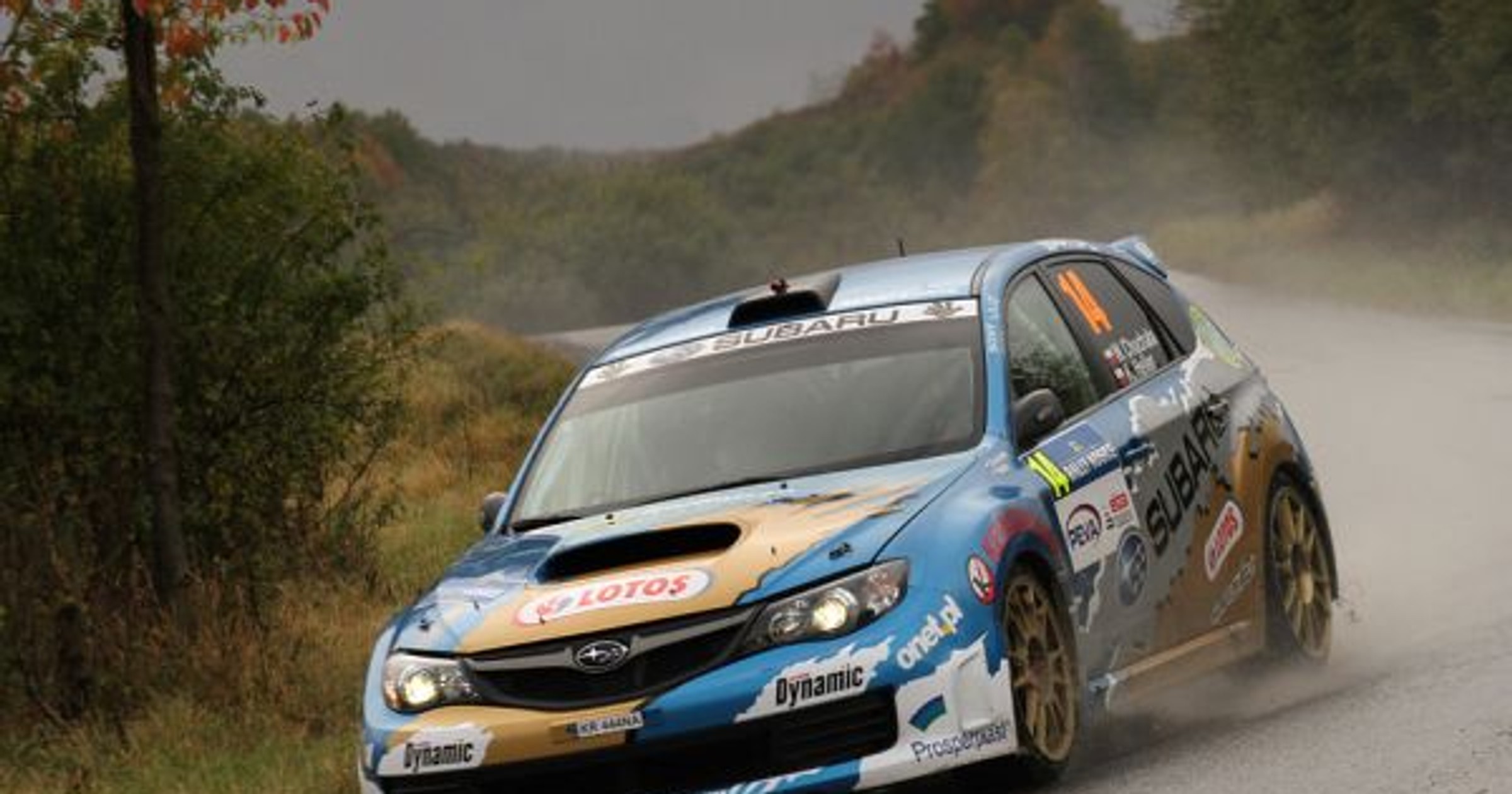 Subaru Impreza zespołu Lotos - Subaru Poland Rally Team