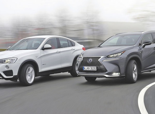 Lexus NX kontra BMW X4 - hybryda kontra diesel
