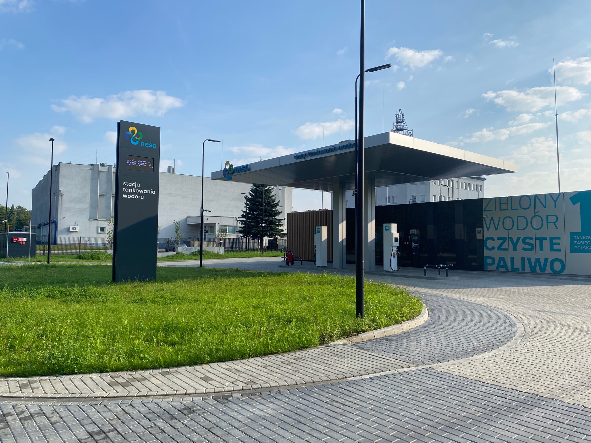 Stacja wodorowa Neso w Warszawie