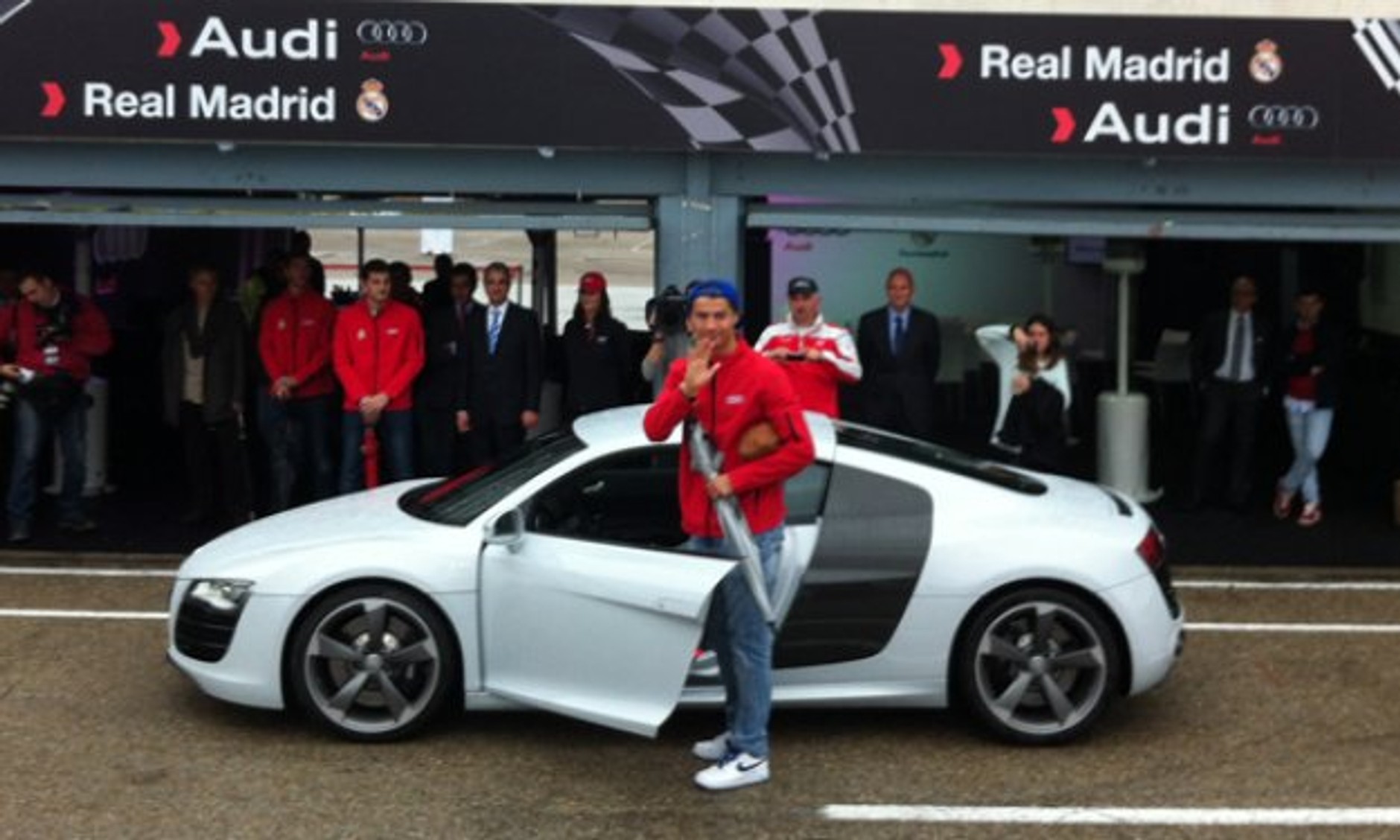 Cristiano Ronaldo Audi R8