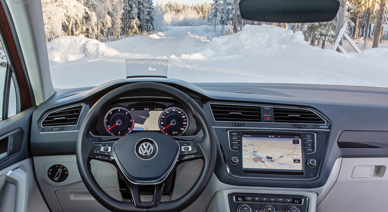 Bezprzewodowo podgrzewana szyba Volkswagena