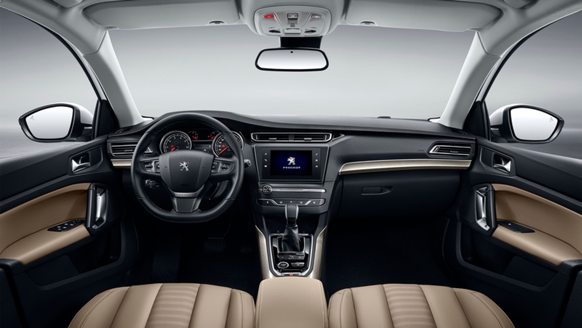 Peugeot 408 - deska mocno przypomina tę jaką znamy z modelu 301