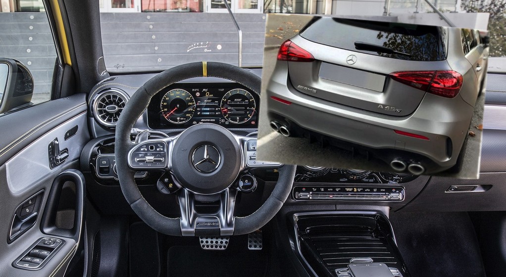 Skradziony w Polsce Mercedes-AMG A45 odnaleziony we Francji