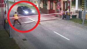 Pod polskie przejście graniczne podjechał samochód z niemiecką rejestracją. W środku był Rosjanin