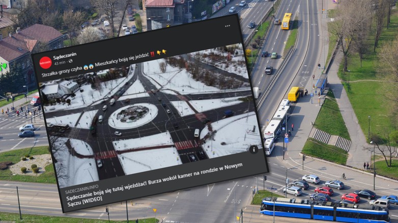 “Zrobili sobie maszynkę do zarabiania pieniędzy”. Skandal na rondzie w Nowym Sączu