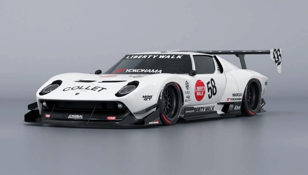 Liberty Walk wzięło na warsztat włoską legendę. Lamborghini Miura dostała ekstremalny bodykit