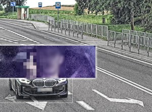 Deportacja i 30 tys. zł grzywny dla 19-latka z BMW. Za to, co robił na zdjęciach z fotoradaru