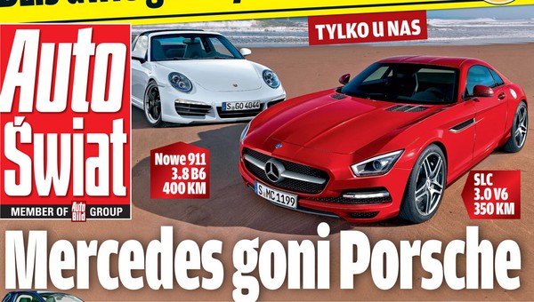 Porsche 911 i Mercedes SLC: czy Mercedes pogoni  za Porsche