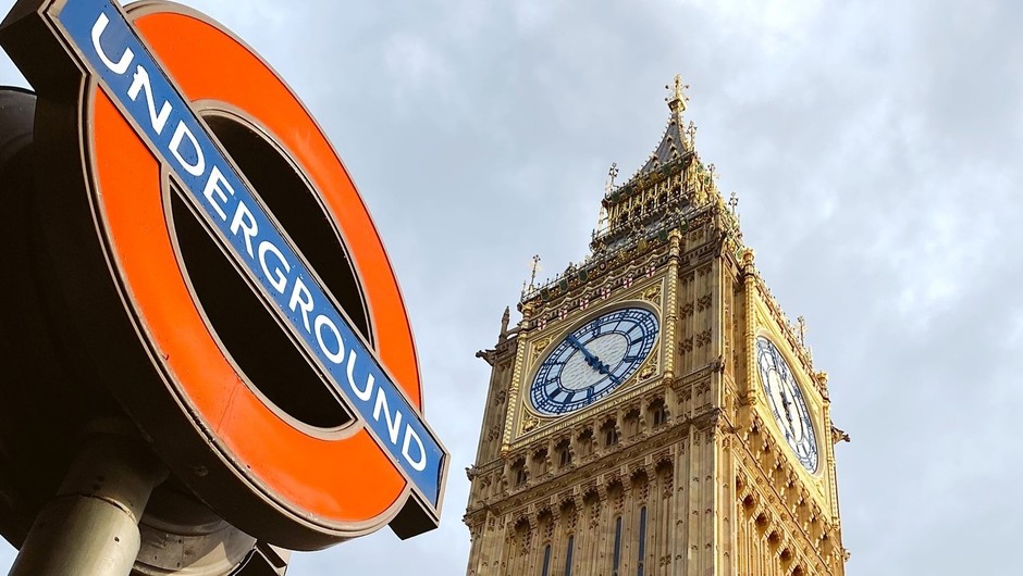 Londyn: Big Ben i symbol metra