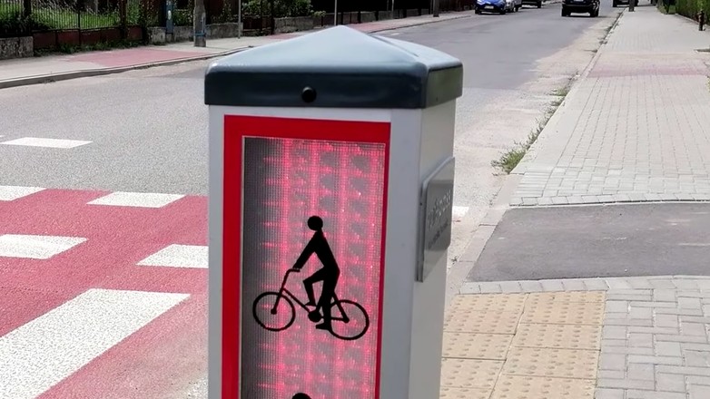 Inteligentne przejście dla pieszych zaprojektowane przez ucznia technikum