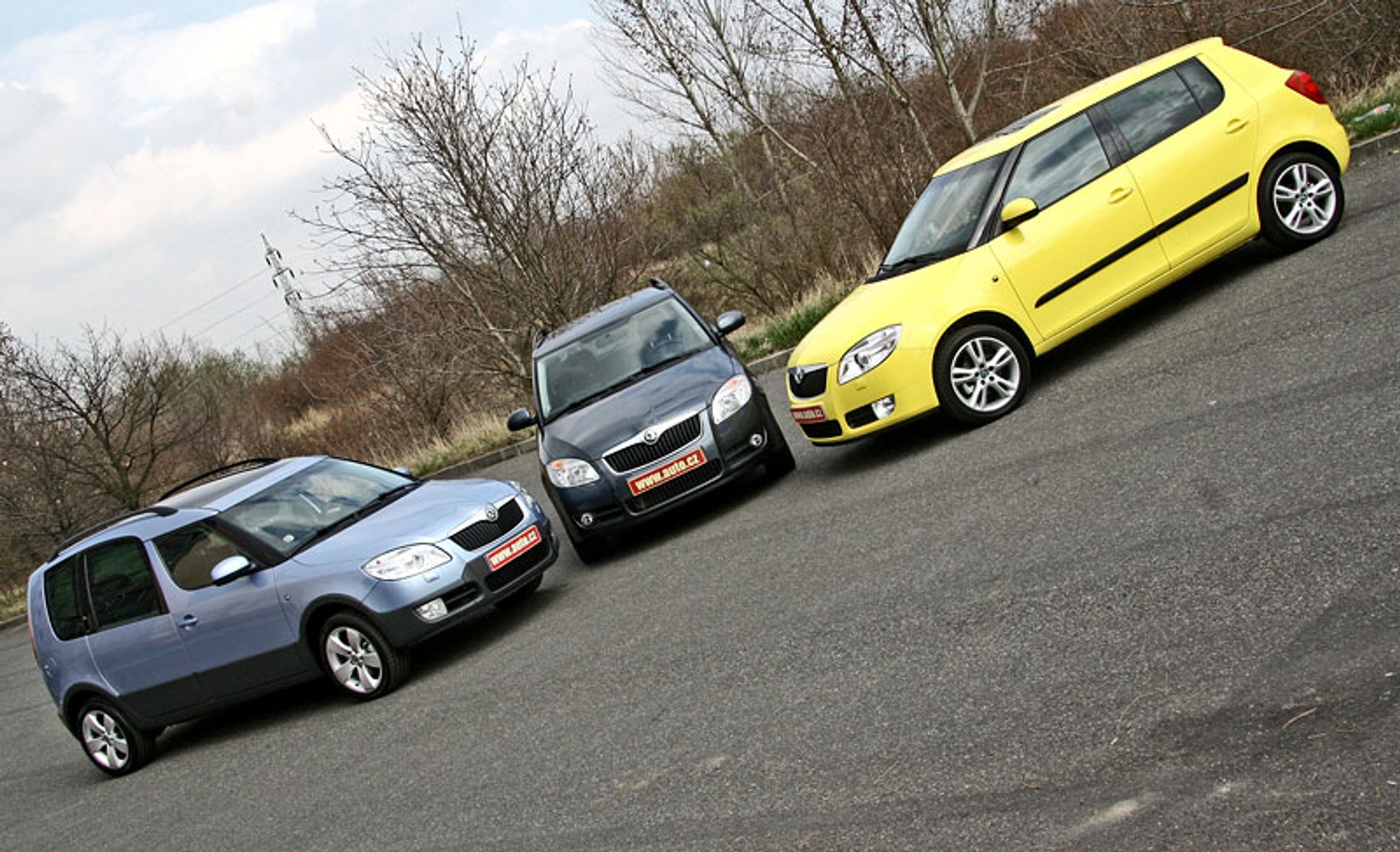 Škoda Fabia vs. Fabia Combi vs. Roomster – braterski pojedynek