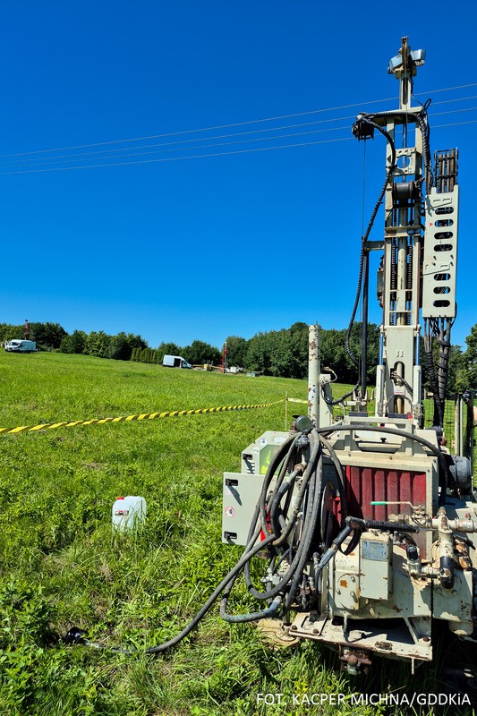 Badania geologiczne na terenie pierwszego odcinka Beskidzkiej Drogi Integracyjnej